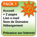 Détail Pack1 - site internet présence